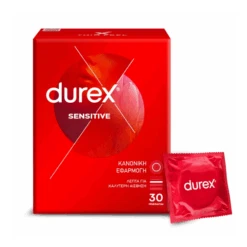 Durex Sensitive Thin Feel Προφυλακτικό 30 Τεμάχια