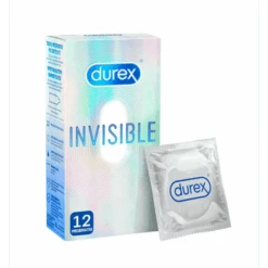 Durex Invisible Extra Thin Extra Sensitive 12 Τεμάχια