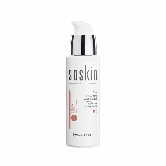 Soskin Brightness Vitality Serum C20 30ml Ενυδατικός Ορός Λάμψης για Κουρασμένες & Θαμπές Επιδερμίδες 3 Soskin Brightness Vitality Serum C20 30ml Ενυδατικός Ορός Λάμψης για Κουρασμένες & Θαμπές Επιδερμίδες