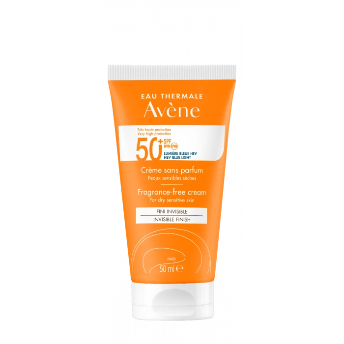 Avène Soins Solaire SPF50+ Αντηλιακή Kρέμα Προσώπου χωρίς Άρωμα για Ξηρό & Πολύ Ξηρό Δέρμα 50ml 3 Avène Soins Solaire SPF50+ Αντηλιακή Kρέμα Προσώπου χωρίς Άρωμα για Ξηρό & Πολύ Ξηρό Δέρμα 50ml