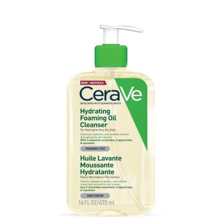 Cerave Hydrating Foaming Oil Cleanser 473ml Λάδι Καθαρισμού για Πρόσωπο & Σώμα 3 Cerave Hydrating Foaming Oil Cleanser 473ml Λάδι Καθαρισμού για Πρόσωπο & Σώμα