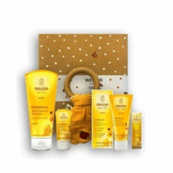 Weleda Promo Baby Calendula Κρέμα Αλλαγής Πάνας 75ml & Σαμπουάν - Αφρόλουτρο 200ml & Μωρουδιακό Παιχνιδάκι Πασχαλιά με Κρίκο 1τμχ