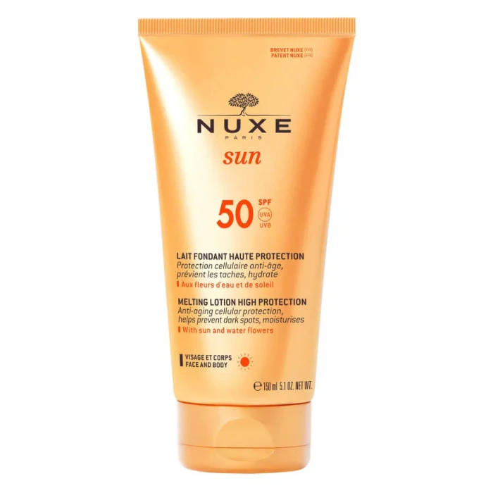 Nuxe SUN Melting Lotion High Protection SPF50 Αντηλικακό Γαλάκτωμα Υψηλής Προστασίας για Πρόσωπο & Σώμα 150ml 3 Nuxe SUN Melting Lotion High Protection SPF50 Αντηλικακό Γαλάκτωμα Υψηλής Προστασίας για Πρόσωπο & Σώμα 150ml