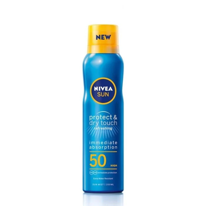 Nivea Sun Protect & Dry Touch Spray SPF50 200ml Αντηλιακό Spray Προσώπου & Σώματος Πολύ Υψηλής Προστασίας 200ml 3 Nivea Sun Protect & Dry Touch Spray SPF50 200ml Αντηλιακό Spray Προσώπου & Σώματος Πολύ Υψηλής Προστασίας 200ml