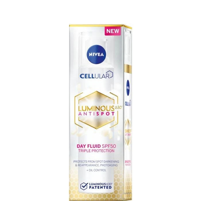 Nivea Cellular Luminous 630 Anti Dark Spot Fluid 40ml Κρέμα Προσώπου Ημέρας Κατά των Κηλίδων 3 Nivea Cellular Luminous 630 Anti Dark Spot Fluid 40ml Κρέμα Προσώπου Ημέρας Κατά των Κηλίδων