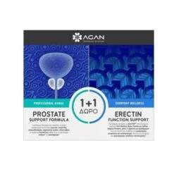 Agan Promo Prostate Support Formula 30Caps & ΔΩΡΟ Erectin Function Support 6Tabs, Συμπλήρωμα Διατροφής για την Θωράκiση του Προστάτη