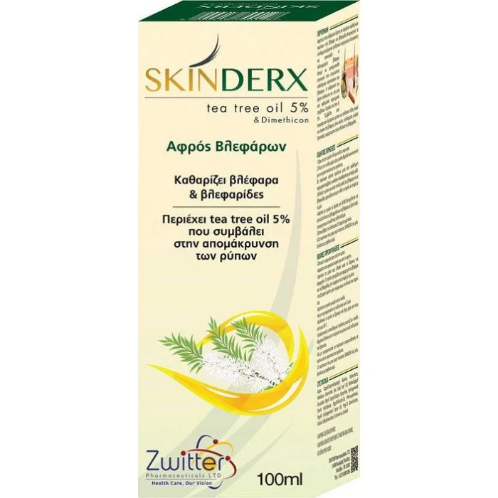 Skinderx Eye Foam 100ml Αφρός Καθαρισμού Βλεφάρων 3 Skinderx Eye Foam 100ml Αφρός Καθαρισμού Βλεφάρων