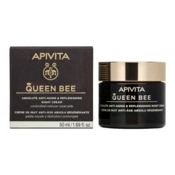 Apivita Queen Bee Νέα Κρέμα Νύχτας Απόλυτης Αντιγήρανσης & Εντατικής Θρέψης 50ml