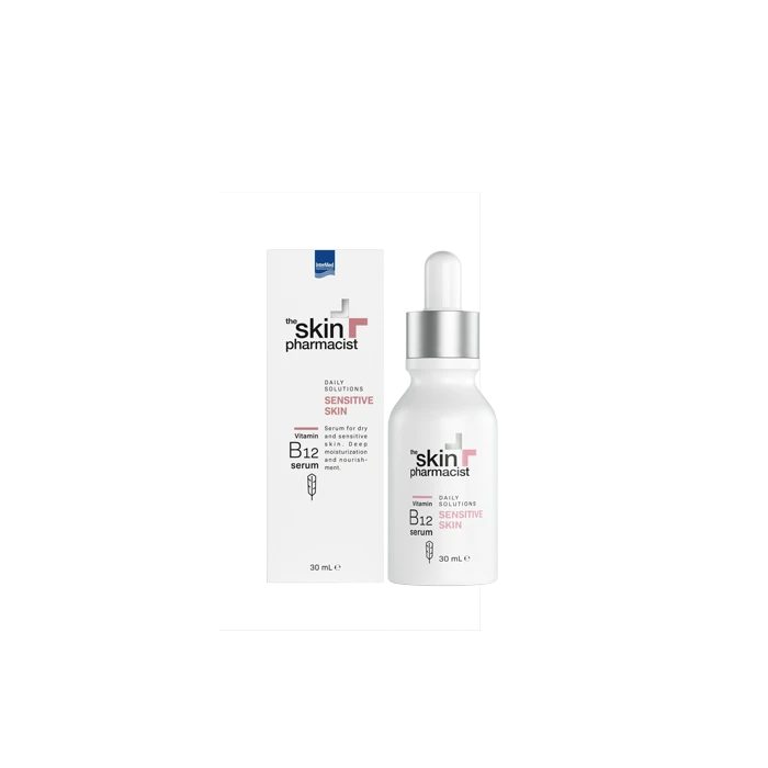 Intermed The Skin Pharmacist Sensitive Skin Β12 Serum 30ml Ορός Βαθιάς Ενυδάτωσης για Πολύ Ξηρό και Ευαίσθητο Δέρμα 3 Intermed The Skin Pharmacist Sensitive Skin Β12 Serum 30ml Ορός Βαθιάς Ενυδάτωσης για Πολύ Ξηρό και Ευαίσθητο Δέρμα