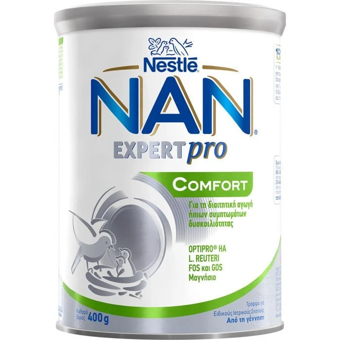 Nestlé® Nestle Nan Expert Pro Comfort Γάλα σε Σκόνη για τη Δυσκοιλιότητα 400gr 0m+ 3 Nestlé® Nestle Nan Expert Pro Comfort Γάλα σε Σκόνη για τη Δυσκοιλιότητα 400gr 0m+