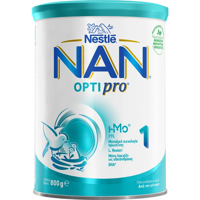 Nestlé® Nestle NAN 1 OptiPro Γάλα σε Σκόνη 1ης Βρεφικής Ηλικίας 800gr 3 Nestlé® Nestle NAN 1 OptiPro Γάλα σε Σκόνη 1ης Βρεφικής Ηλικίας 800gr