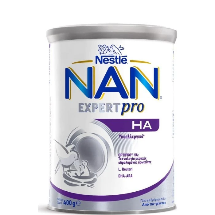 Nestlé® Nestle NAN Expert Pro Ha 0m+ 400gr Υποαλεργικό Γάλα σε Σκόνη για Βρέφη από τη Γέννηση 3 Nestlé® Nestle NAN Expert Pro Ha 0m+ 400gr Υποαλεργικό Γάλα σε Σκόνη για Βρέφη από τη Γέννηση