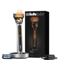 Gillette® Gillette Labs Heated Razor 1τεμ Επαναφορτιζόμενη Θερμαινόμενη Ξυριστική Μηχανή 5 Λεπίδων