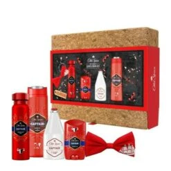Old Spice Promo Set The Perfect Gentleman Kit Αποσμητικό Stick 50ml & Αφρόλουτρο + Σαμπουάν 2-σε-1 250ml & After Shave Λοσιόν 100ml & Αποσμητικό Spray Σώματος 150ml & Κόκκινο Παπιγιόν 1τμχ