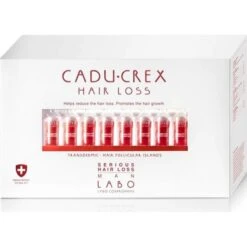 Labo Crescina Caducrex Serious Man 40 αμπούλες Αγωγή για Άντρες με Προχωρημένη Τριχόπτωση