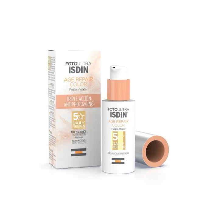 Isdin FotoUltra Age Repair Color Fusion Water Color SPF50+ Αντηλιακό Προσώπου με Χρώμα 50ml 3 Isdin FotoUltra Age Repair Color Fusion Water Color SPF50+ Αντηλιακό Προσώπου με Χρώμα 50ml