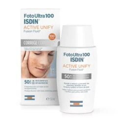 Isdin Foto Ultra 100 Active Unify Fusion Fluid SPF50+ Αντηλιακό Προσώπου50ml