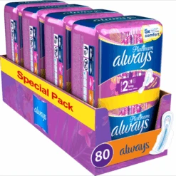 Always® Always Ultra Platinum Long Σερβιέτες με Φτερά No2 80 Τεμάχια - Special Pack