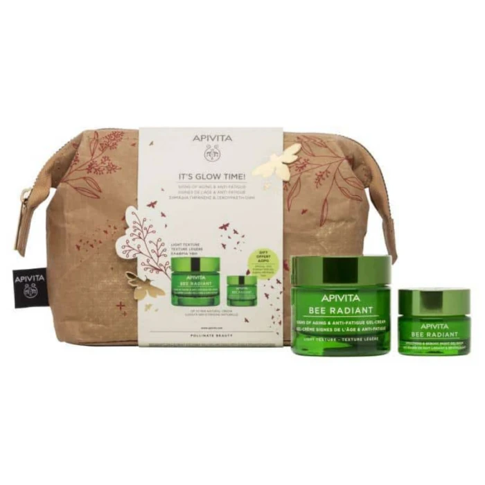Apivita It’s Glow Time Bee Radiant Light Κρέμα Προσώπου Ελαφριάς Υφής 50ml & Gel-Balm Νύχτας 15ml 3 Apivita It’s Glow Time Bee Radiant Light Κρέμα Προσώπου Ελαφριάς Υφής 50ml & Gel-Balm Νύχτας 15ml