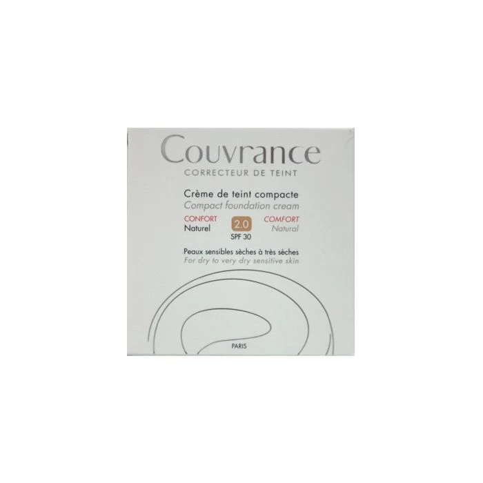 Avène Avene Couvrance Creme De Teint Compacte Confort SPF30 10gr 2.0 Naturel Make-up σε Μορφή Κρέμας για Ξηρό Δέρμα 3 Avène Avene Couvrance Creme De Teint Compacte Confort SPF30 10gr 2.0 Naturel Make-up σε Μορφή Κρέμας για Ξηρό Δέρμα