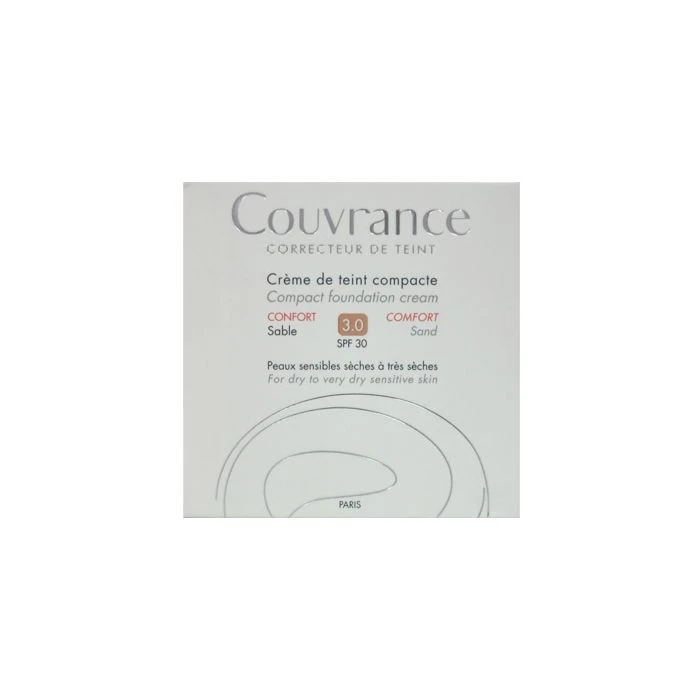 Avène Avene Couvrance Creme De Teint Compacte Confort SPF30 10gr 3.0 Sable Make-up σε Μορφή Κρέμας για Ξηρό Δέρμα 3 Avène Avene Couvrance Creme De Teint Compacte Confort SPF30 10gr 3.0 Sable Make-up σε Μορφή Κρέμας για Ξηρό Δέρμα