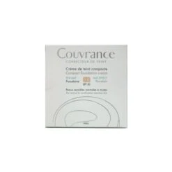 Avène Avene Couvrance Creme De Teint Compacte FINI MAT SPF30 10gr 1.0 Porcelaine Make-up σε Μορφή Κρέμας για Μικτό - Κανονικό Δέρμα