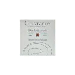 Avène Avene Couvrance Creme De Teint Compacte FINI MAT SPF30 10gr 5.0 Soleil Make-up σε Μορφή Κρέμας για Μικτό - Κανονικό Δέρμα