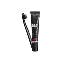 Curaprox Black Is White Οδοντόβουρτσα CS 5460 + Οδοντόκρεμα Whitening Toothpaste 90ml