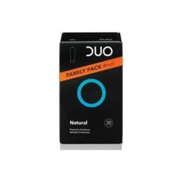 Duo Natural Family Pack 30 Προφυλακτικά Κλασικά -Best Beauty Shop duo natural 30
