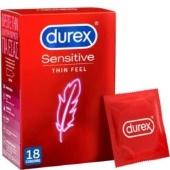Durex Sensitive Προφυλακτικό 18 τεμάχια