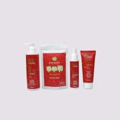 Aloe+ Colors Gift Set Christmas Ho Ho Ho! Αφρόλουτρο 250ml + Σπρέι Μαλλιών & Σώματος 100ml + Γαλάκτωμα Σώματος 100ml + Tea Xmas Blend -Best Beauty Shop ho ho ho set