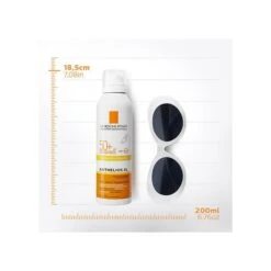 LA ROCHE-POSAY La Roche Posay Anthelios Invisible Mist SPF50+ 200ml Αντιηλιακό Προσώπου και Σώματος -Best Beauty Shop la roche anthelios invisible mist 1
