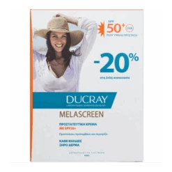 Ducray Melascreen Creme Riche SPF50+ 2 X 50ml (Sticker -20%) Κατά των Καφέ Κηλίδων για Ξηρά Δέρματα