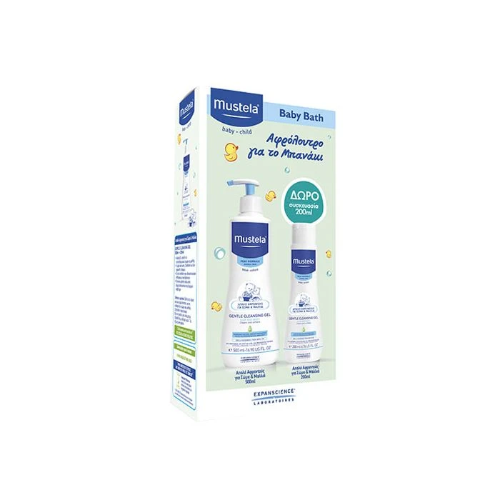 Mustela Gel Lavant Doux 500ml Ζελ Καθαρισμού + ΔΩΡΟ 200ml 3 Mustela Gel Lavant Doux 500ml Ζελ Καθαρισμού + ΔΩΡΟ 200ml