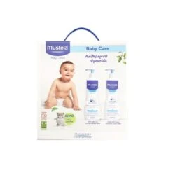 Mustela Πακέτο Gel Lavant Doux 500ml Ζελ Καθαρισμού + Hydra Bebe Lait Corps 500ml Κρέμα Ενυδάτωσης + ΔΩΡΟ Musti Αρκουδάκι