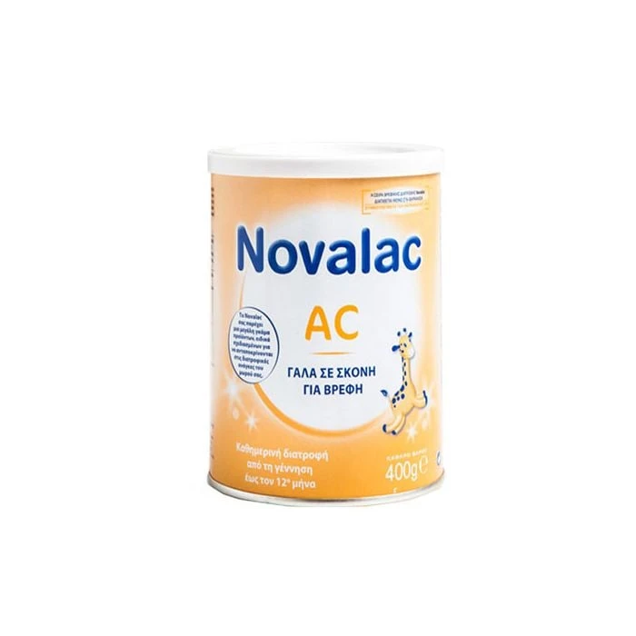 Novalac AC Γάλα Σκόνη 400gr Αντιμετώπιση Κολικών 3 Novalac AC Γάλα Σκόνη 400gr Αντιμετώπιση Κολικών