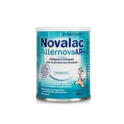 Novalac Allernova AR+ Γάλα Σκόνη 400gr Θεραπεία Αλλεργίας και Διαταραχών Παλινδρόμησης