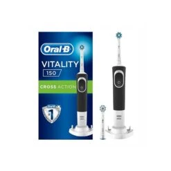 Oral B Oral-B Vitality 150 Cross Action Black Μαύρη Ηλεκτρική Οδοντόβουρτσα