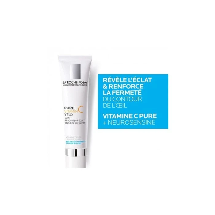 LA ROCHE-POSAY La Roche Posay Pure Vitamin C (Redermic) Yeux 15ml Αντιγηραντική Κρέμα για τα Μάτια 3 LA ROCHE-POSAY La Roche Posay Pure Vitamin C (Redermic) Yeux 15ml Αντιγηραντική Κρέμα για τα Μάτια