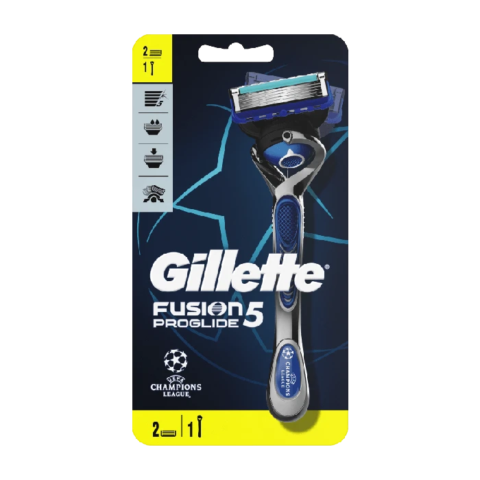 Gillette® Gillette Fusion5 ProGlide 1 Τεμάχιο + 2 Aνταλλακτικά Ξυριστική Mηχανή με Τεχνολογία FlexBall 3 Gillette® Gillette Fusion5 ProGlide 1 Τεμάχιο + 2 Aνταλλακτικά Ξυριστική Mηχανή με Τεχνολογία FlexBall