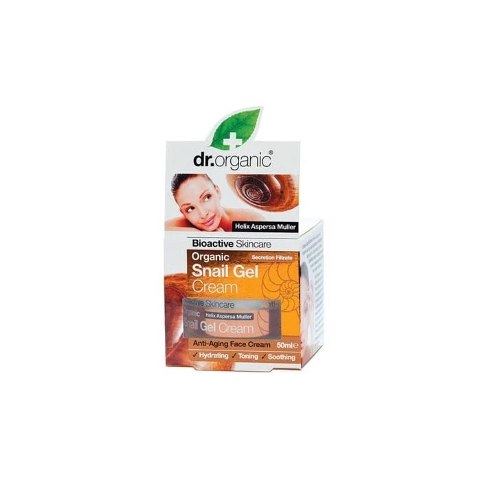 Dr Organic Dr. Organic Snail Gel Face Cream 50ml Αντιγηραντική Ενυδατική Κρέμα Προσώπου με Έκκριμα Σαλιγκαριού 3 Dr Organic Dr. Organic Snail Gel Face Cream 50ml Αντιγηραντική Ενυδατική Κρέμα Προσώπου με Έκκριμα Σαλιγκαριού