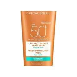 Vichy Capital Soleil Fresh Hydrating Milk SPF50 300ml Αντιηλιακό Γαλάκτωμα -Best Beauty Shop vichy capital soleil fresh hydrating milk spf50 2