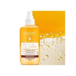 Vichy Capital Soleil Protective Water Bronzing SPF50 200ml Αντηλιακό Νερό Σώματος και Προσώπου -Best Beauty Shop vichy capital soleil water bronzing 4