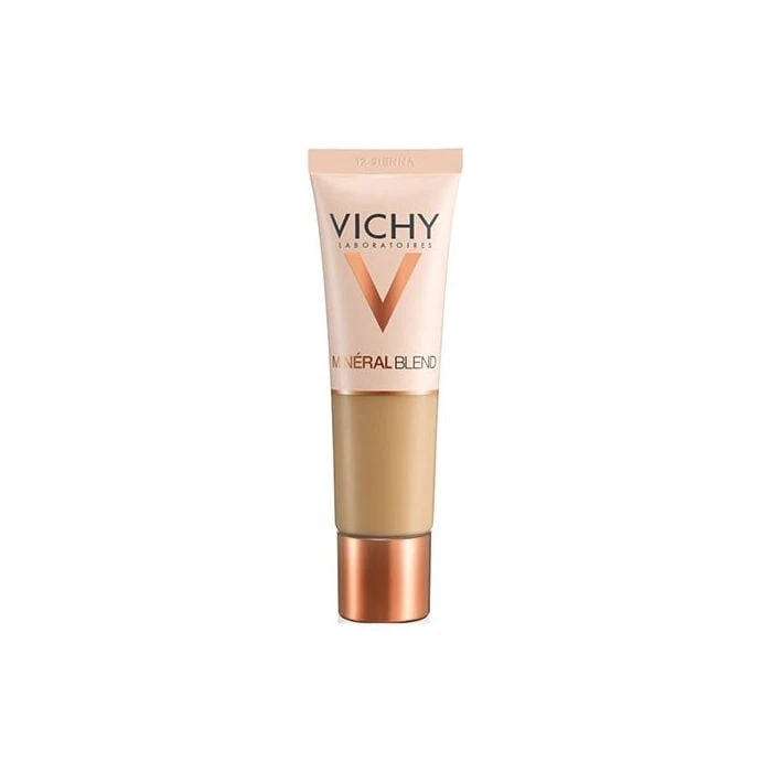 Vichy MineralBlend Hydrating Foundation No.12 Sienna 30ml με Υδάτινη Βάση 4 Vichy MineralBlend Hydrating Foundation No.12 Sienna 30ml με Υδάτινη Βάση - Image 2