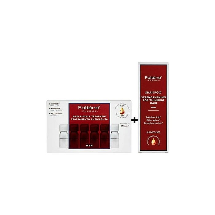 Foltene Pharma Promo Pack Θεραπεία Κατά της Τριχόπτωσης για Άντρες 12x6ml & Δώρο Αντρικό Σαμπουάν για Λεπτά & Αδύναμα Μαλλιά 200ml 3 Foltene Pharma Promo Pack Θεραπεία Κατά της Τριχόπτωσης για Άντρες 12x6ml & Δώρο Αντρικό Σαμπουάν για Λεπτά & Αδύναμα Μαλλιά 200ml